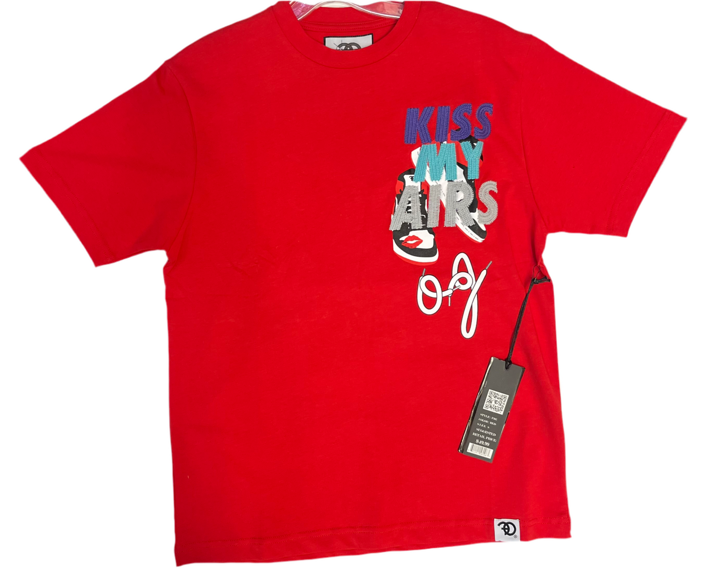 Red “Kiss My Airs” T-Shirt