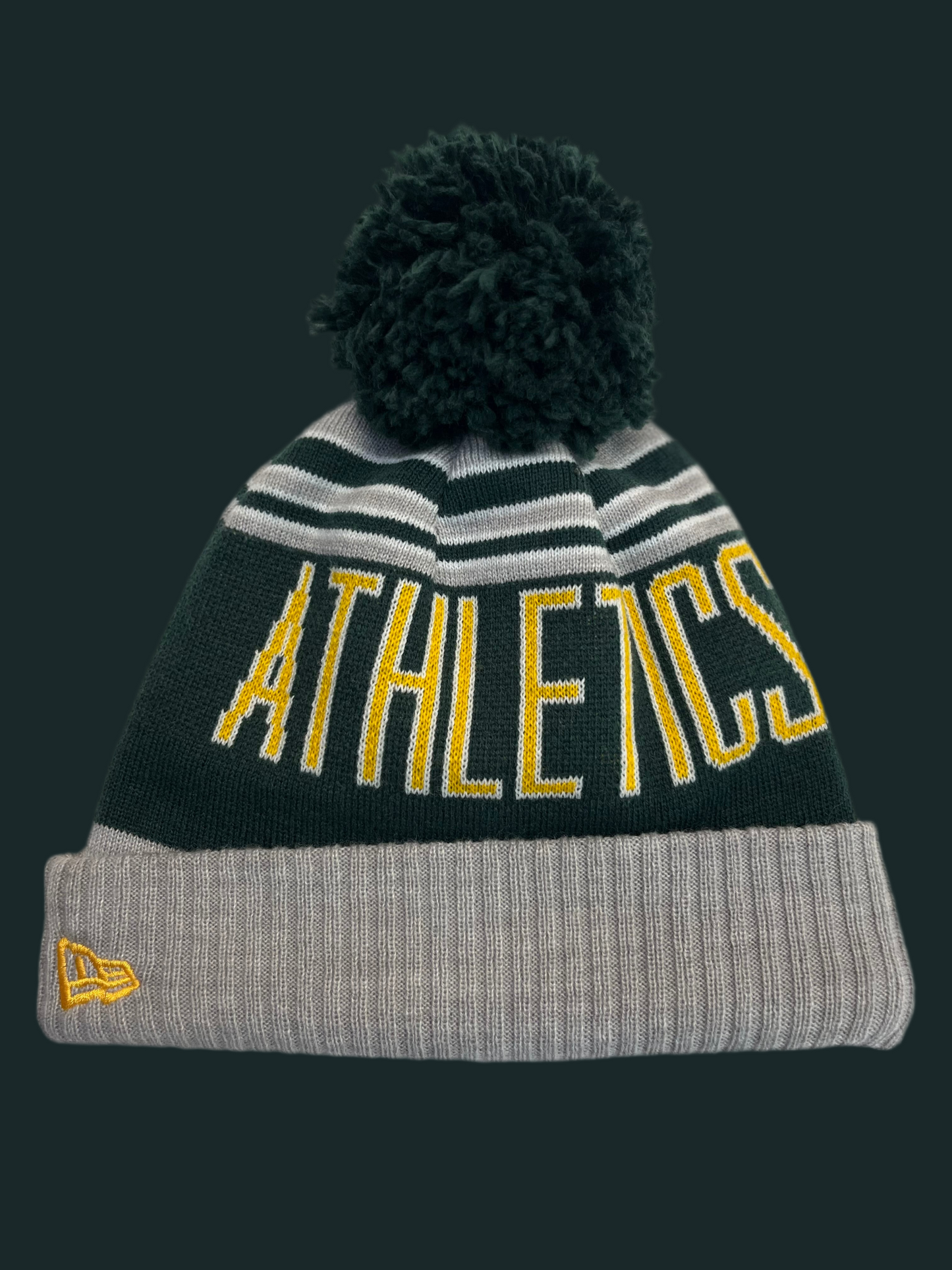 Oakland Athletics Pom Beanie - New Era Official