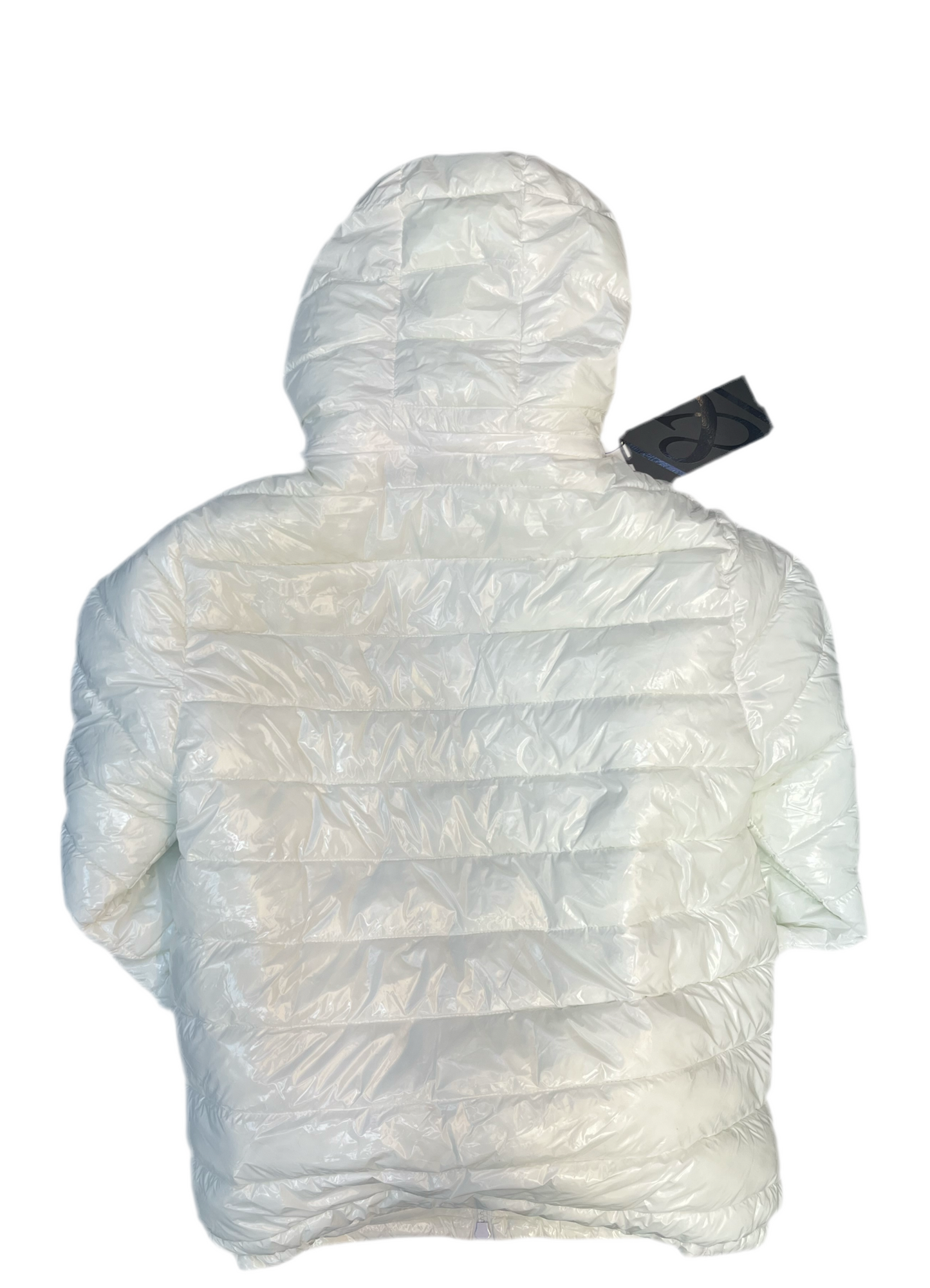 Lightweight Hooded Puffer Jacket - White