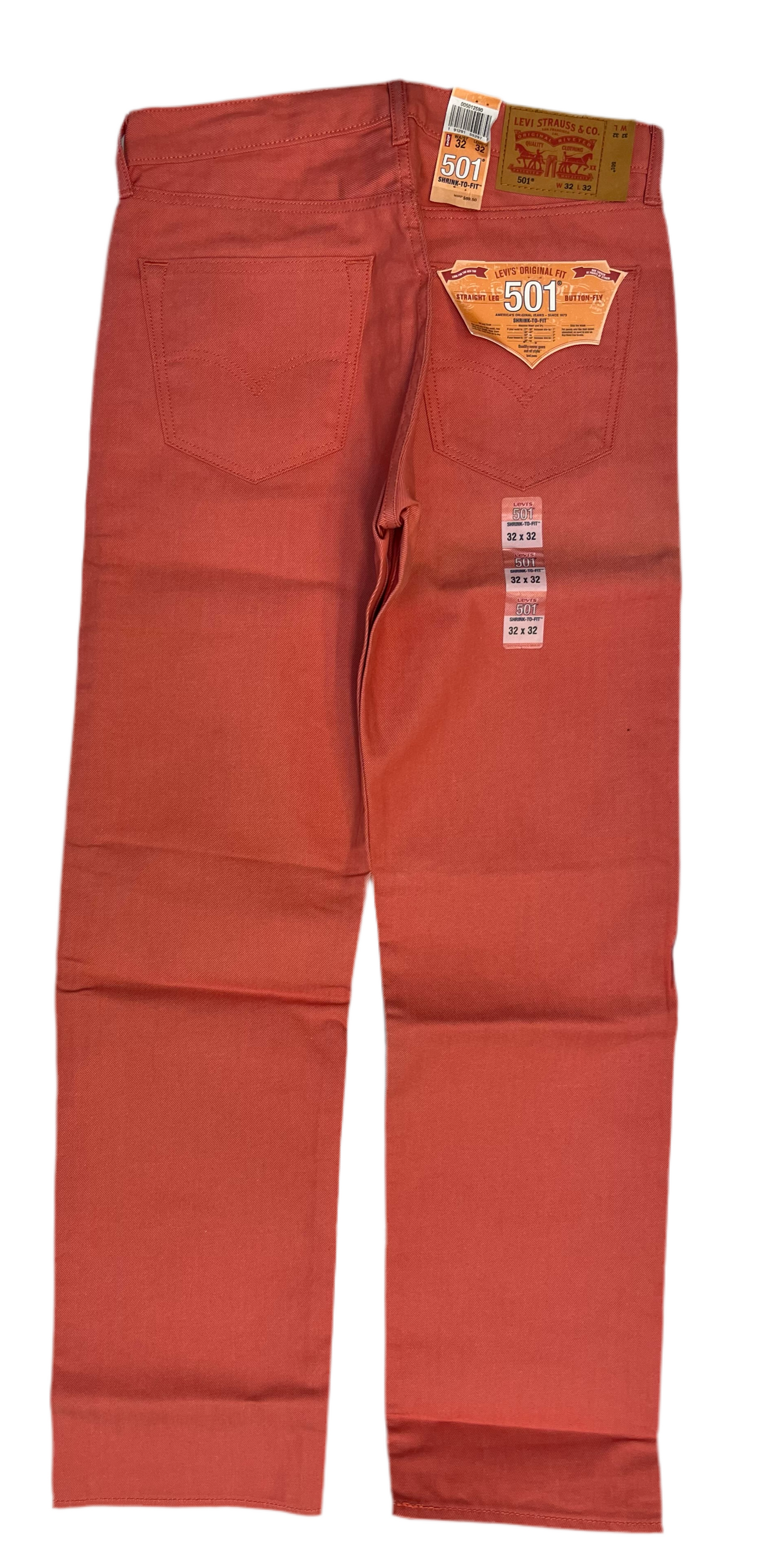 Levi’s 501 Original Fit Jeans - Coral Red